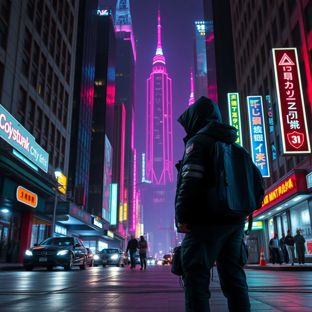 Cyberpunk City Vlog